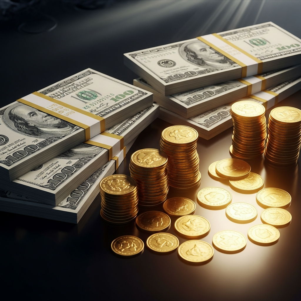 Cash rewards and gold coins